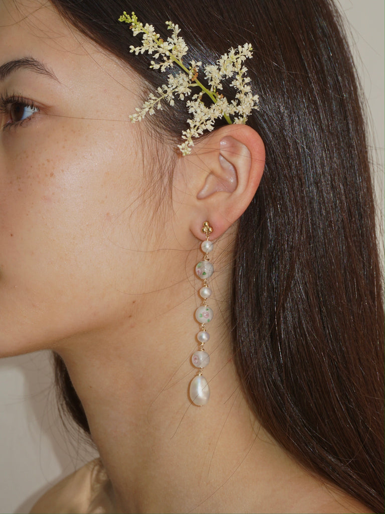 Long Baroque Pearl Drop Earrings – NST Studio